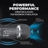 SonicPull - Suction and Vibration Masturbator Pump - Multimedia Enhanced - Gun Metal